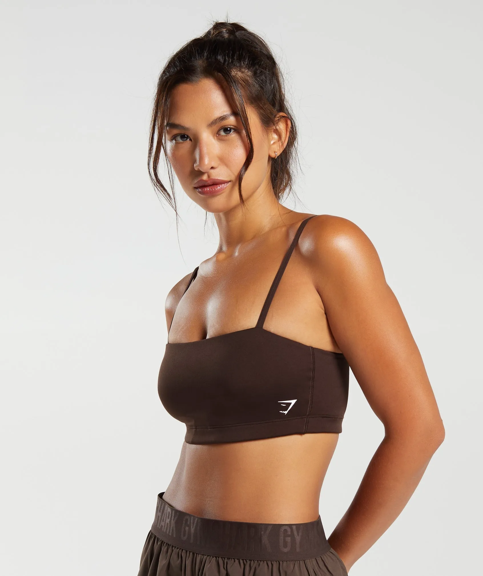 Gymshark Bandeau Sports Bra - Shadow Brown sold by Gymshark product image thumbnail 3