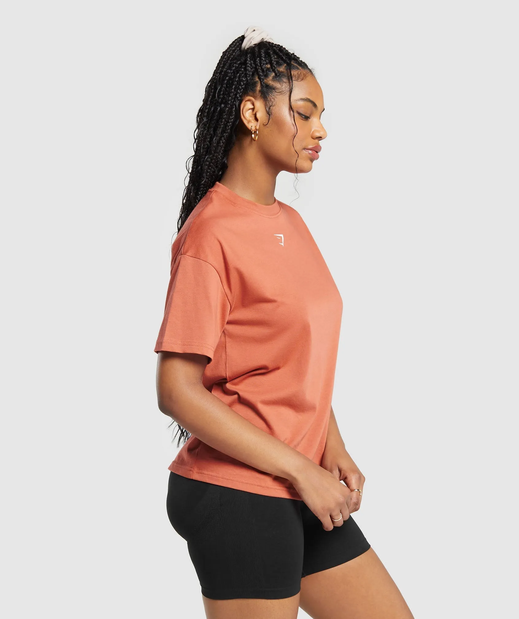 GS Power Oversized T-Shirt - Terracotta Orange sold by Gymshark product image thumbnail 3