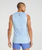 Gymshark Apex Seamless Tank - Linen Blue/Court Blue sold by Gymshark