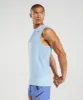 Gymshark Apex Seamless Tank - Linen Blue/Court Blue sold by Gymshark