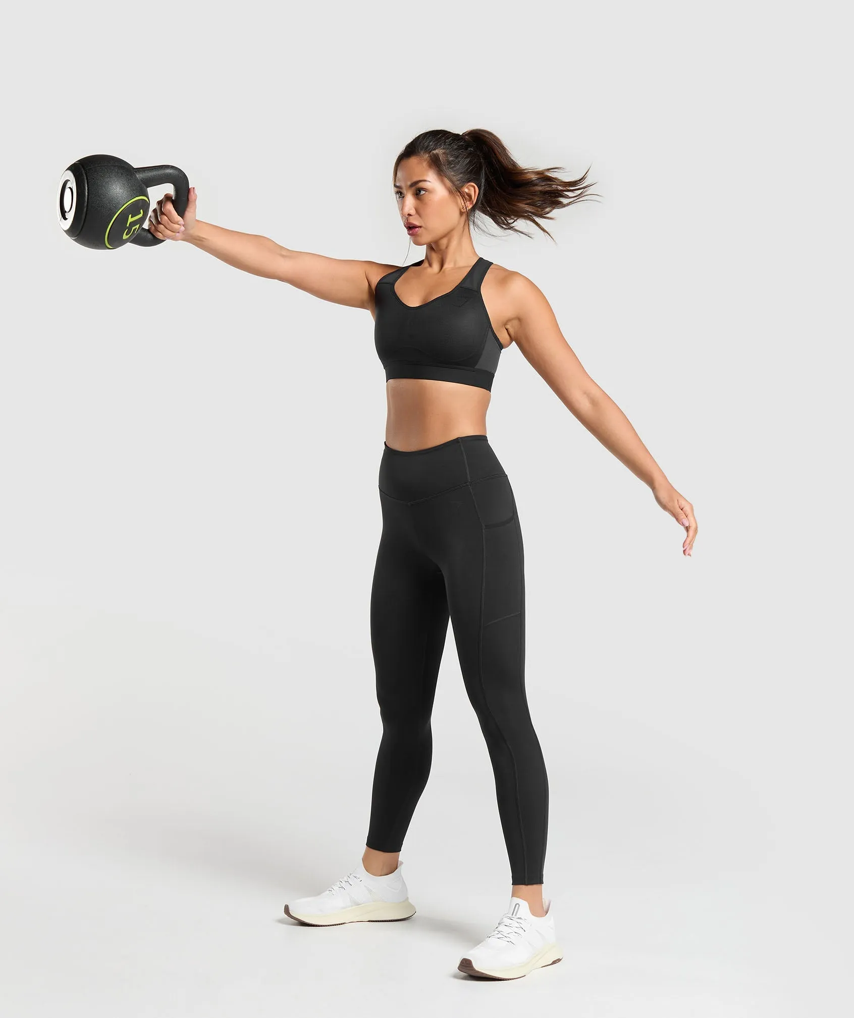 Gymshark Lightweight High Support Sports Bra - Black sold by Gymshark product image thumbnail 4