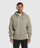 Gymshark Crest Oversized Zip Up Hoodie - Linen Brown sold by Gymshark