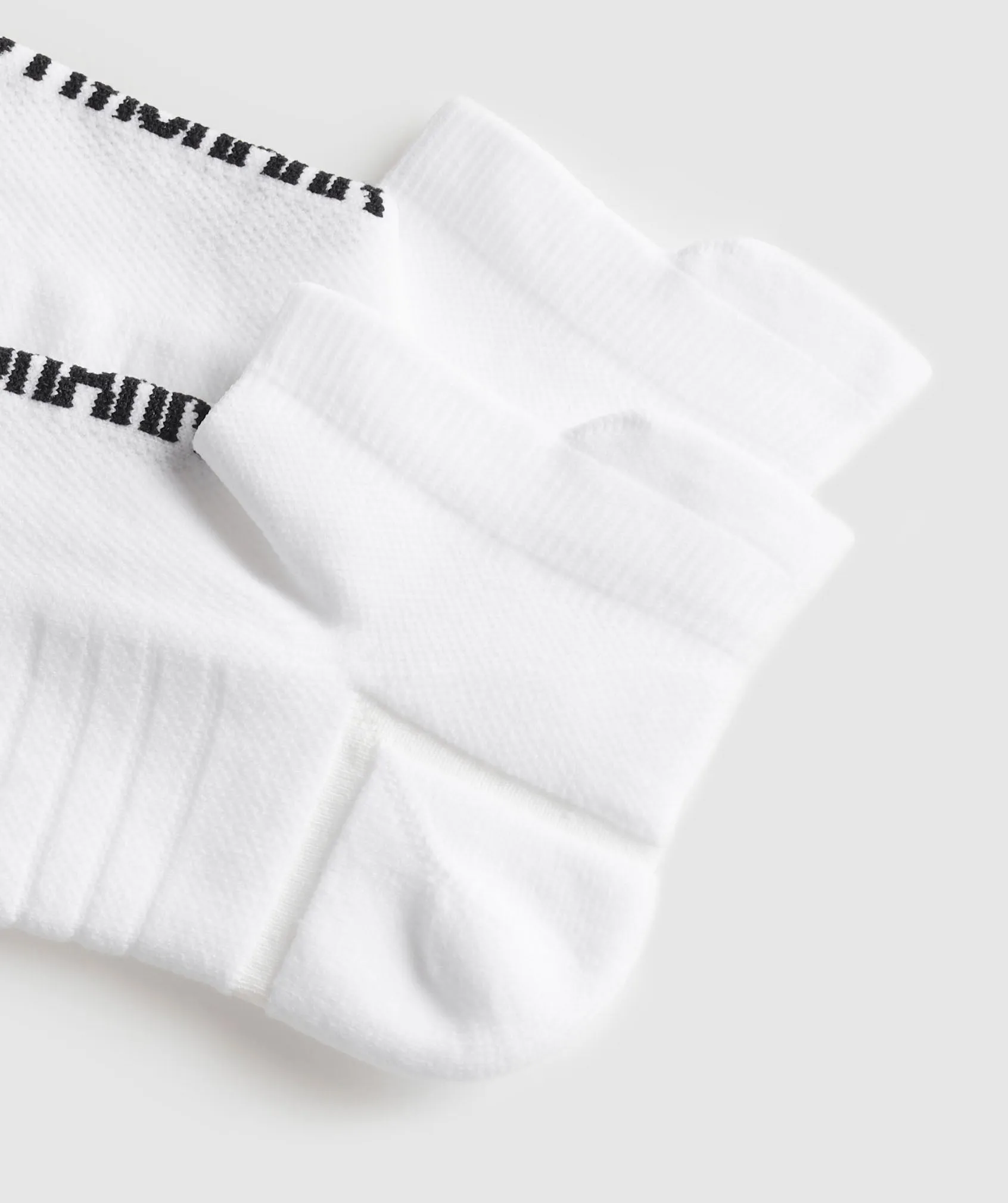 Gymshark Tab Running Socks - White sold by Gymshark product image thumbnail 2