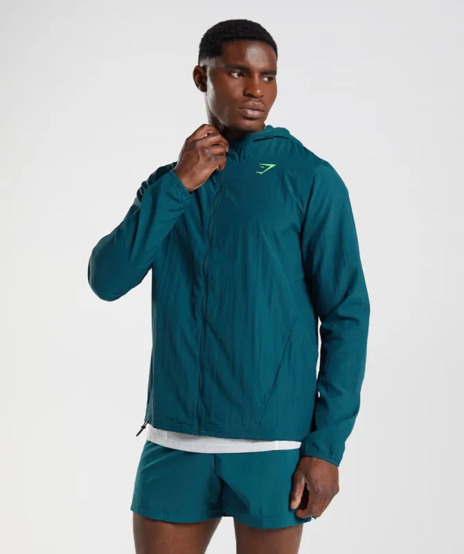 Gymshark Sport Windbreaker - Winter Teal sold by Gymshark