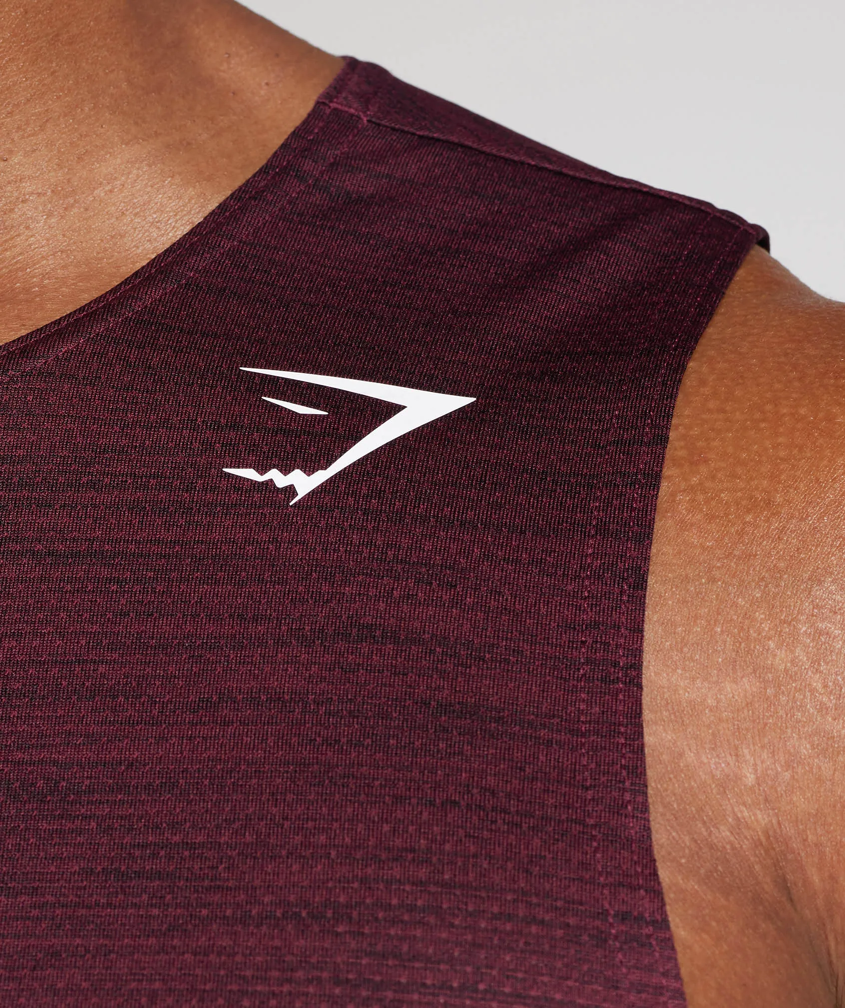 Gymshark Arrival Marl Tank - Plum Pink/Plum Brown Marl sold by Gymshark product image thumbnail 5