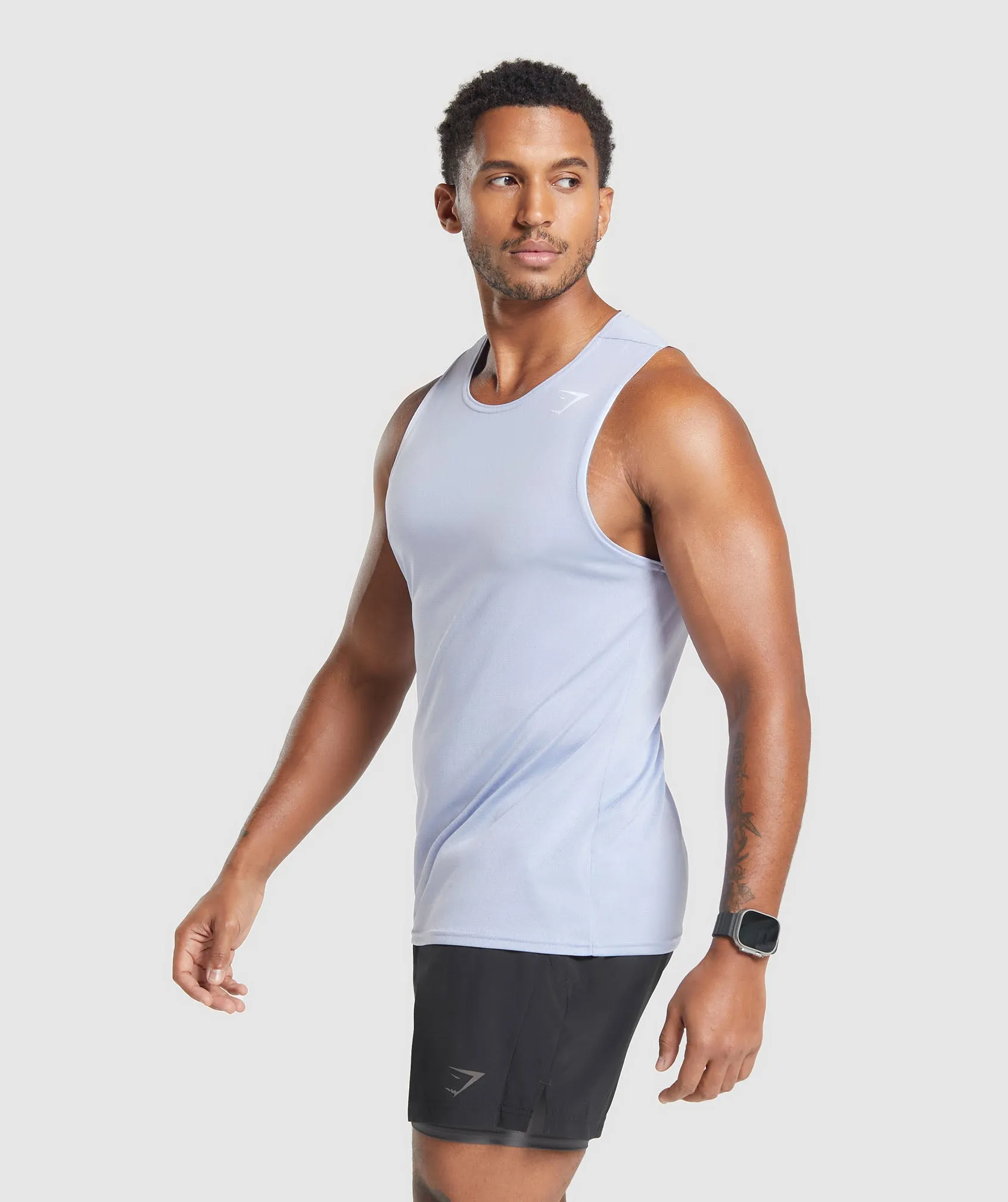 Gymshark Arrival Tank - Silver Lilac sold by Gymshark product image thumbnail 3