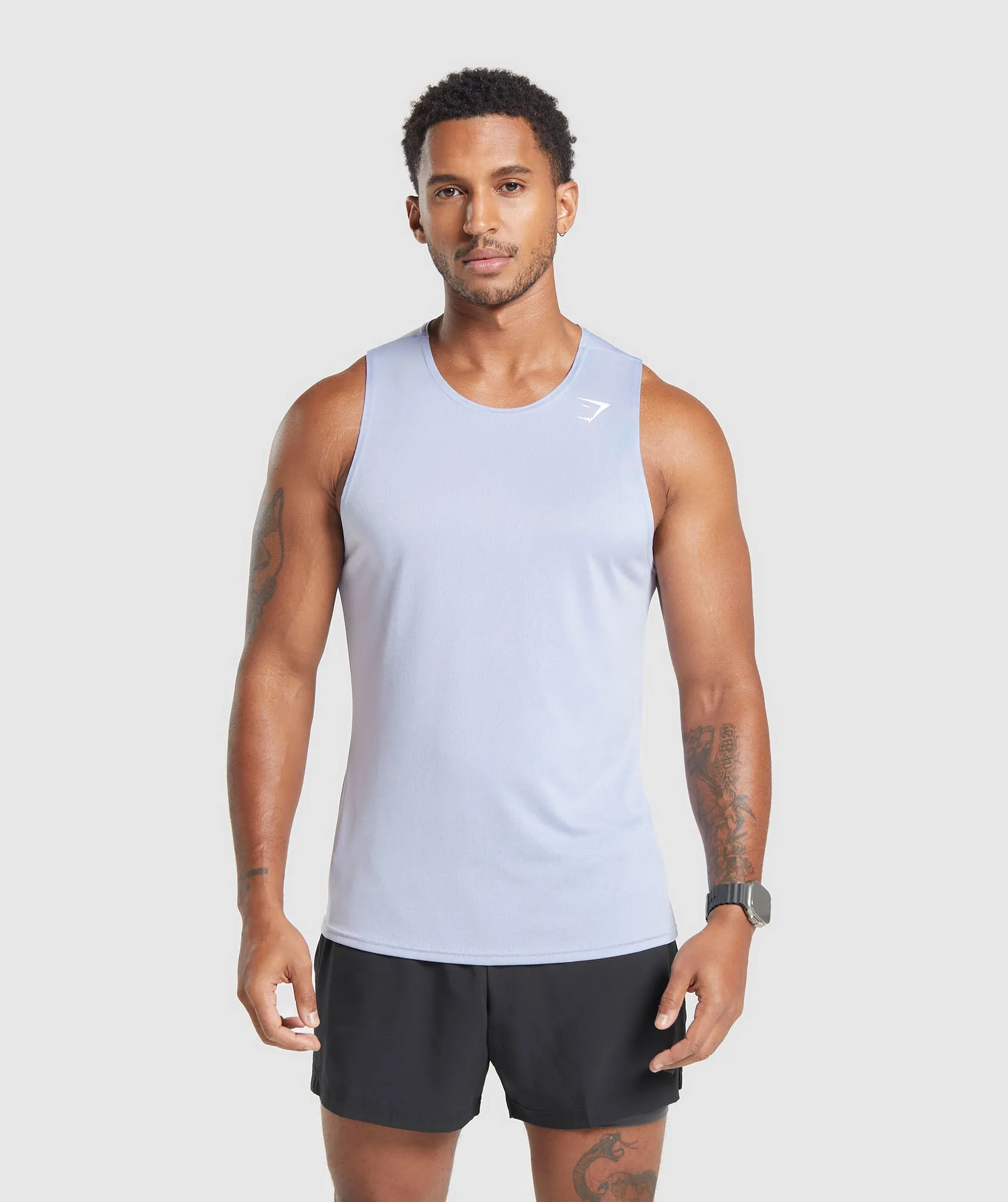 Gymshark Arrival Tank - Silver Lilac sold by Gymshark