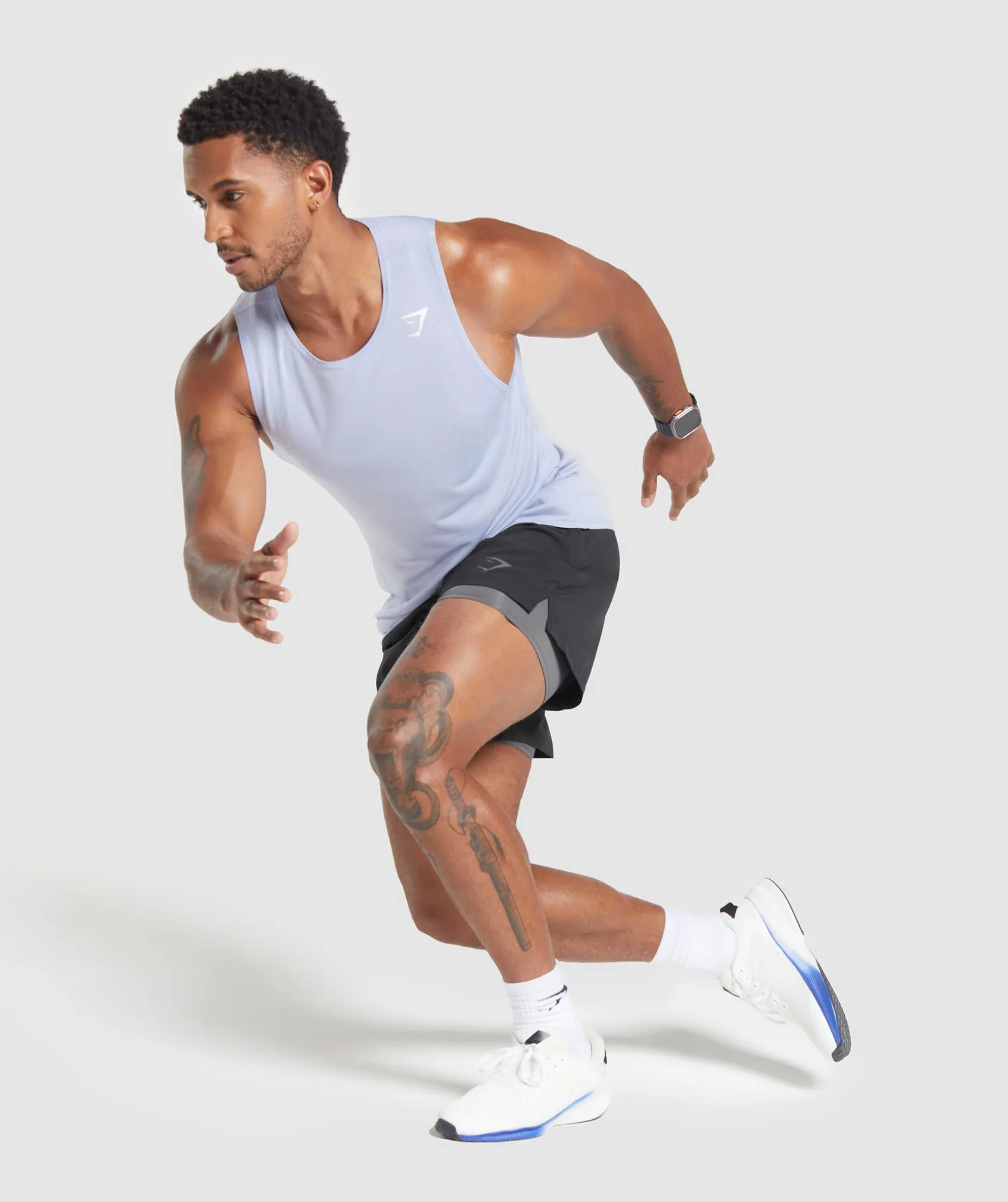 Gymshark Arrival Tank - Silver Lilac sold by Gymshark product image thumbnail 4