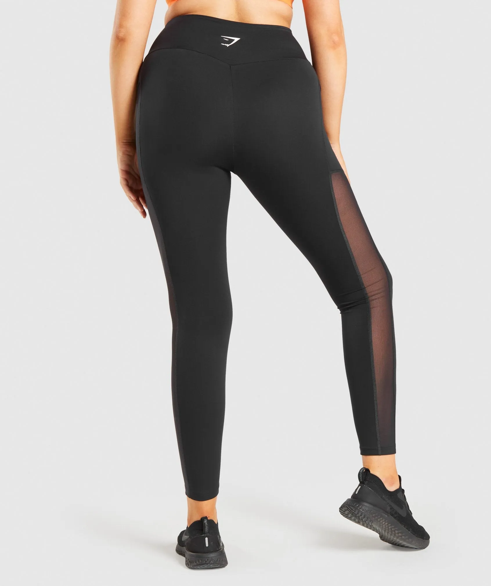 Gymshark Training Mesh Pocket Leggings - Black sold by Gymshark product image thumbnail 2