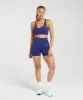 Gymshark Vital Seamless 2.0 V Neck Sports Bra - Cobalt Purple Marl sold by Gymshark