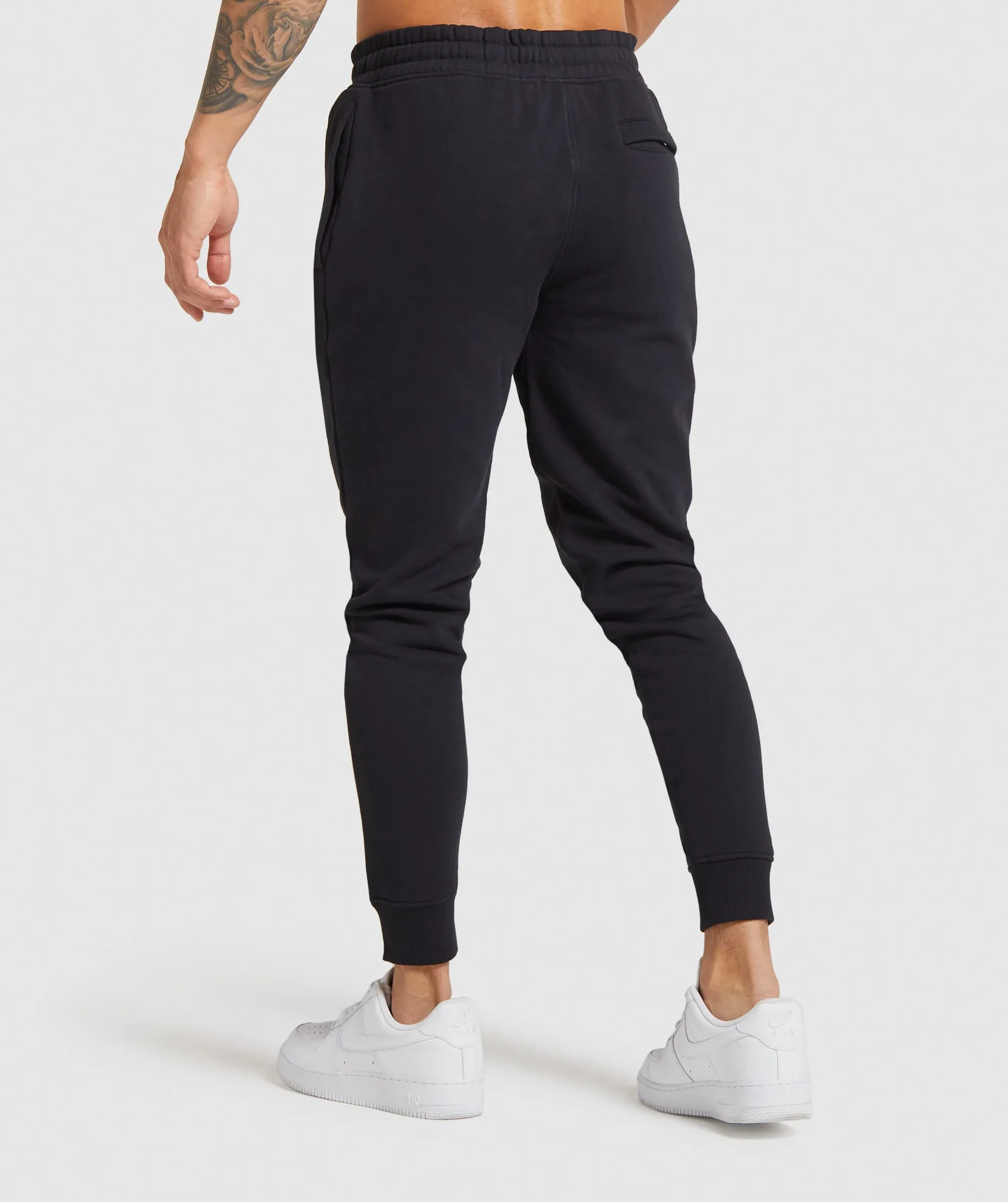 Gymshark Crest Joggers - Black sold by Gymshark product image thumbnail 2