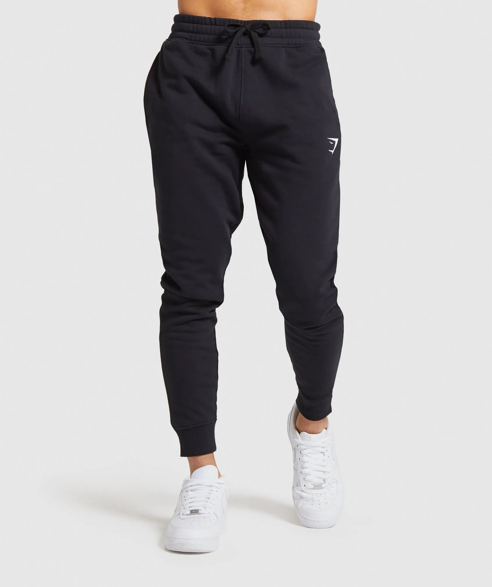 Gymshark Crest Joggers - Black sold by Gymshark