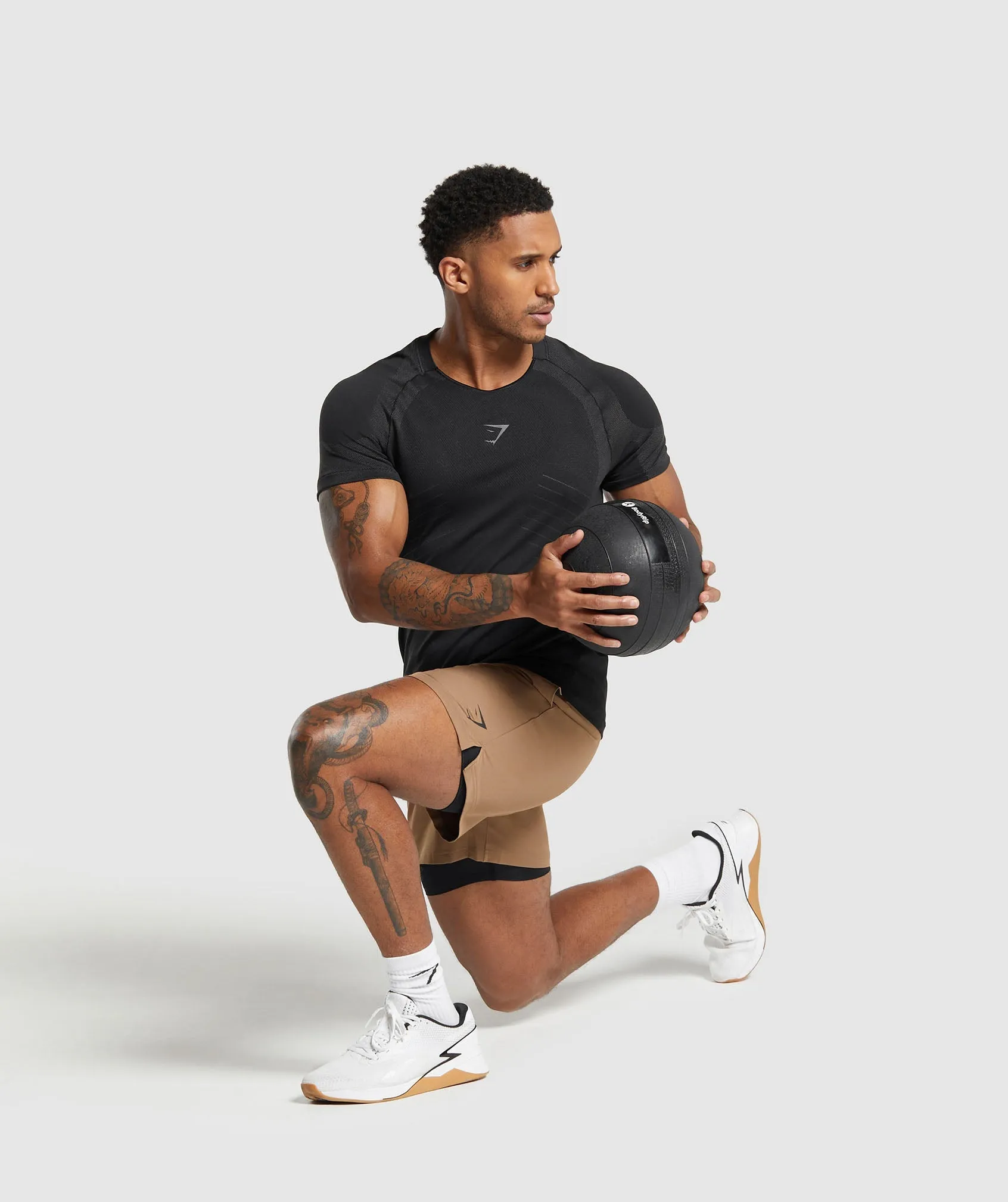 Gymshark Land to Water 6" Shorts - Caramel Brown sold by Gymshark product image thumbnail 5