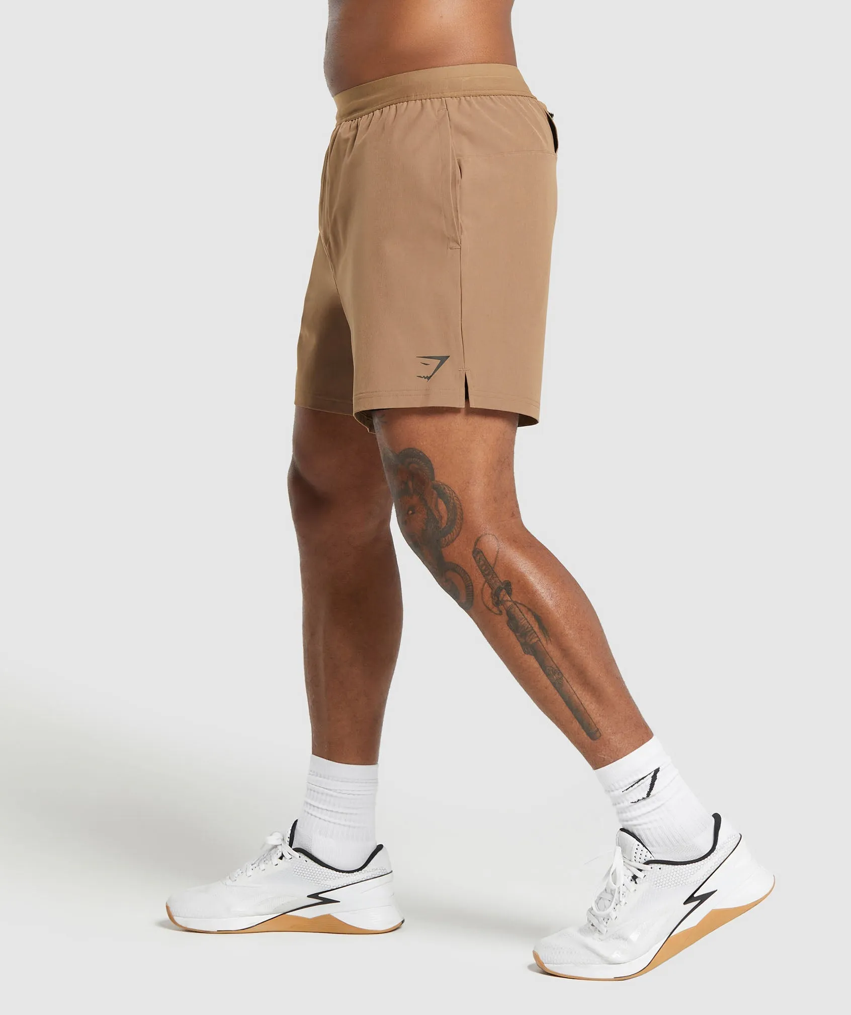 Gymshark Land to Water 6" Shorts - Caramel Brown sold by Gymshark product image thumbnail 3