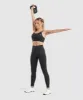 Gymshark Adapt Fleck Seamless Leggings - Mineral/Black sold by Gymshark