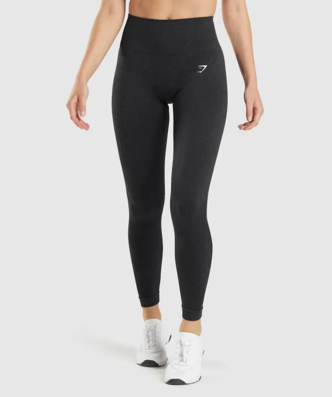 Gymshark Adapt Fleck Seamless Leggings - Mineral/Black sold by Gymshark
