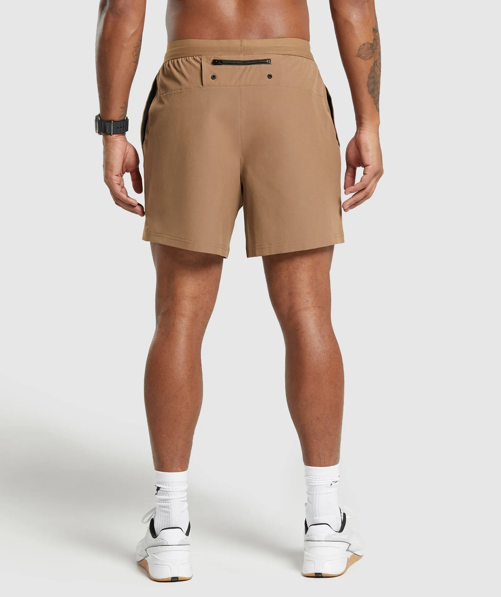 Gymshark Land to Water 6" Shorts - Caramel Brown sold by Gymshark product image thumbnail 2