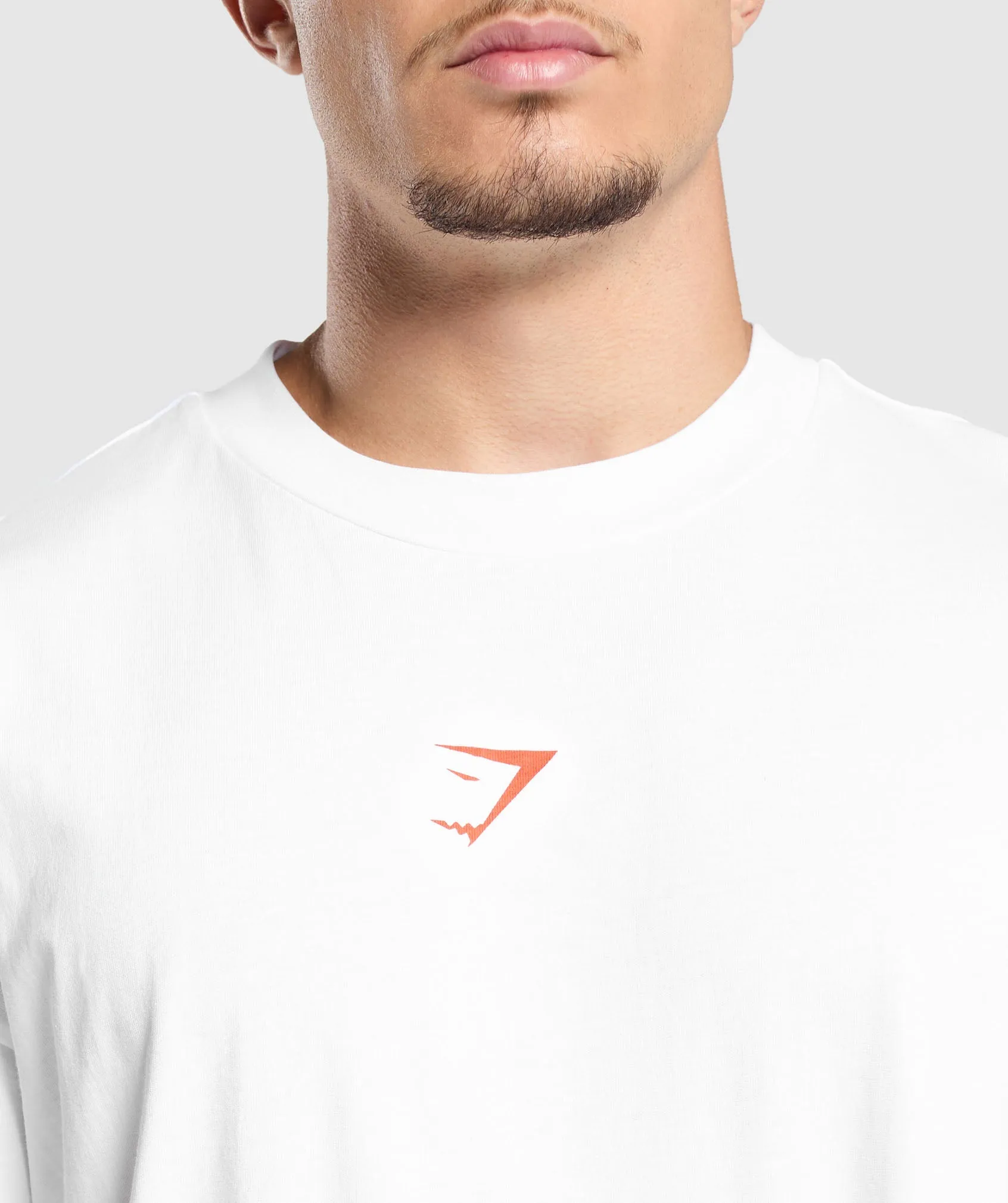 Gymshark Heavy Duty Lifter T-Shirt - White sold by Gymshark product image thumbnail 4