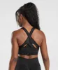 Gymshark Adapt Animal Seamless Sports Bra - Urban Grey/Black sold by Gymshark