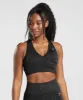 Gymshark Adapt Animal Seamless Sports Bra - Urban Grey/Black sold by Gymshark