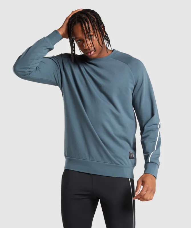 Gymshark Recess Crew Sweatshirt - Teal sold by Gymshark