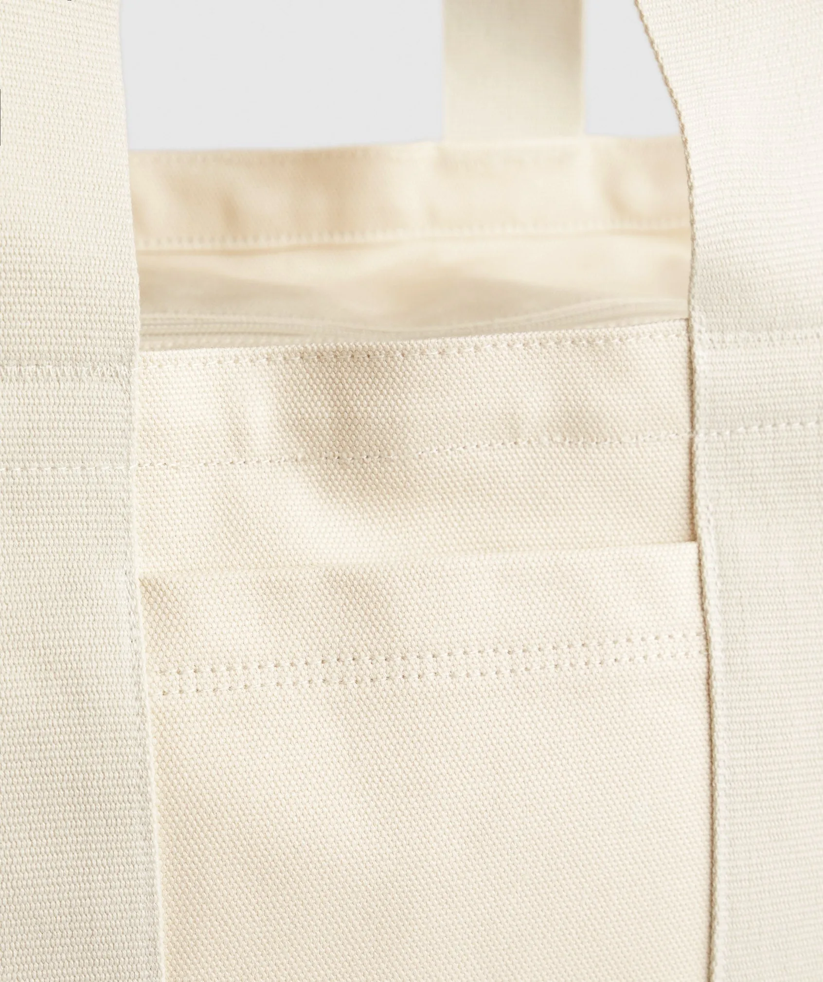 Gymshark Power Tote - Ecru White/Vanilla Beige sold by Gymshark product image thumbnail 2