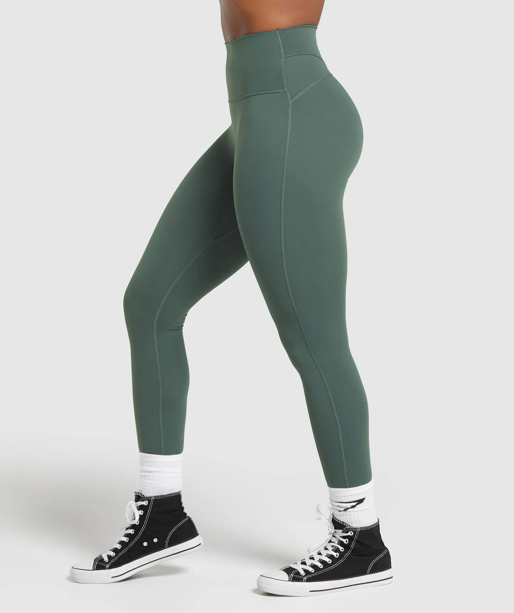 Gymshark Legacy Tall Leggings - Slate Teal sold by Gymshark product image thumbnail 3