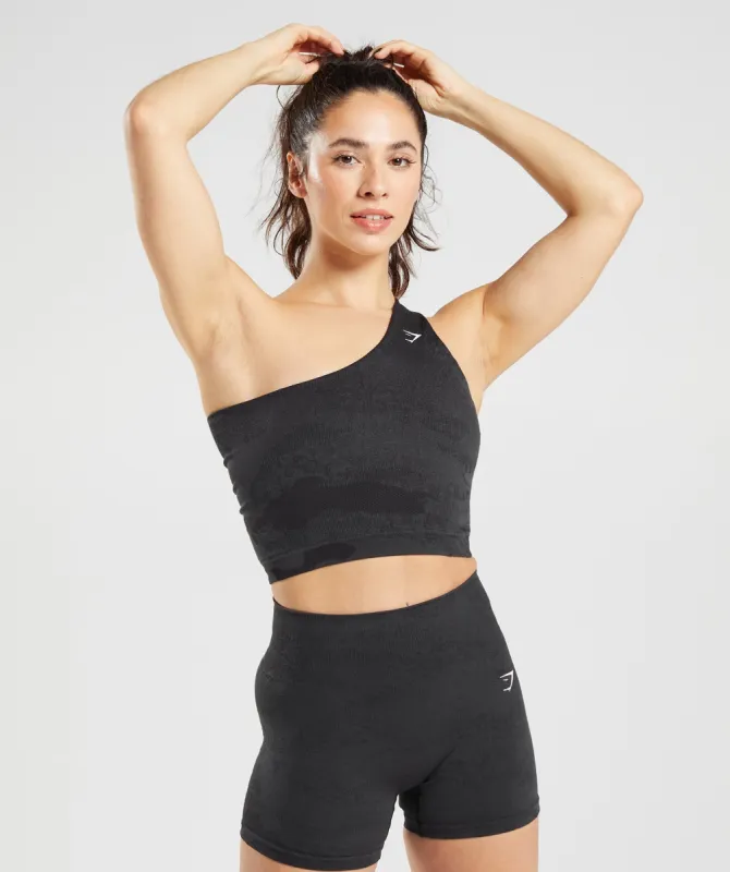 Gymshark Adapt Camo Tank - Lava | Black/Onyx Grey sold by Gymshark