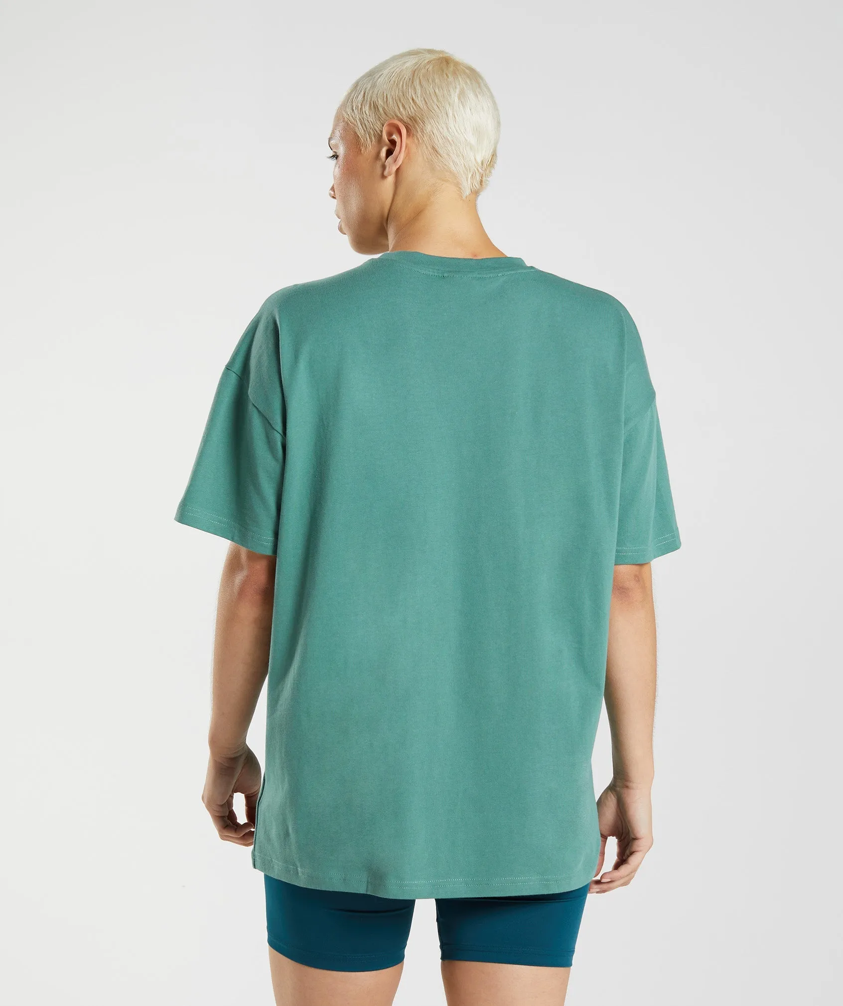 Gymshark Training Oversized T-shirt - Hoya Green sold by Gymshark product image thumbnail 2