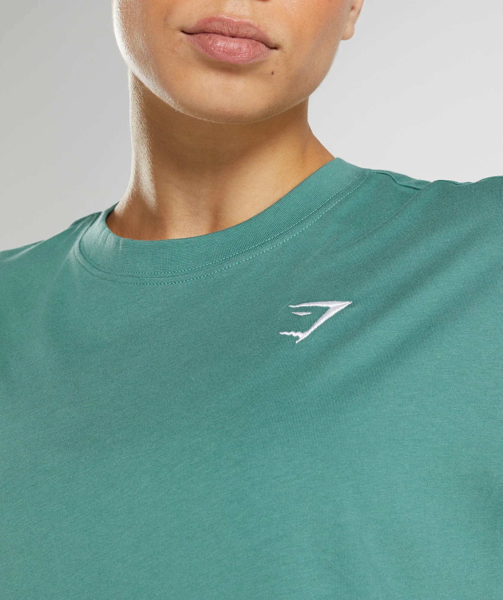 Gymshark Training Oversized T-shirt - Hoya Green sold by Gymshark product image thumbnail 3