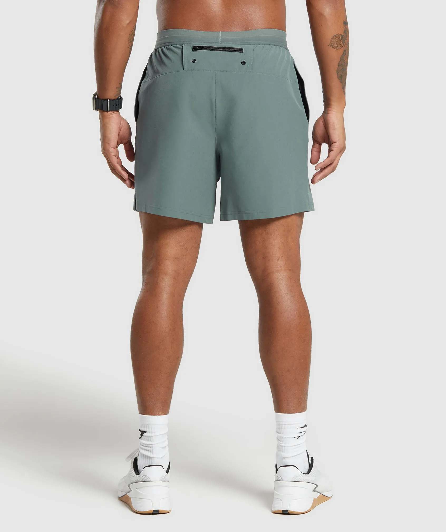 Gymshark Land to Water 6" Shorts - Cargo Teal sold by Gymshark product image thumbnail 2