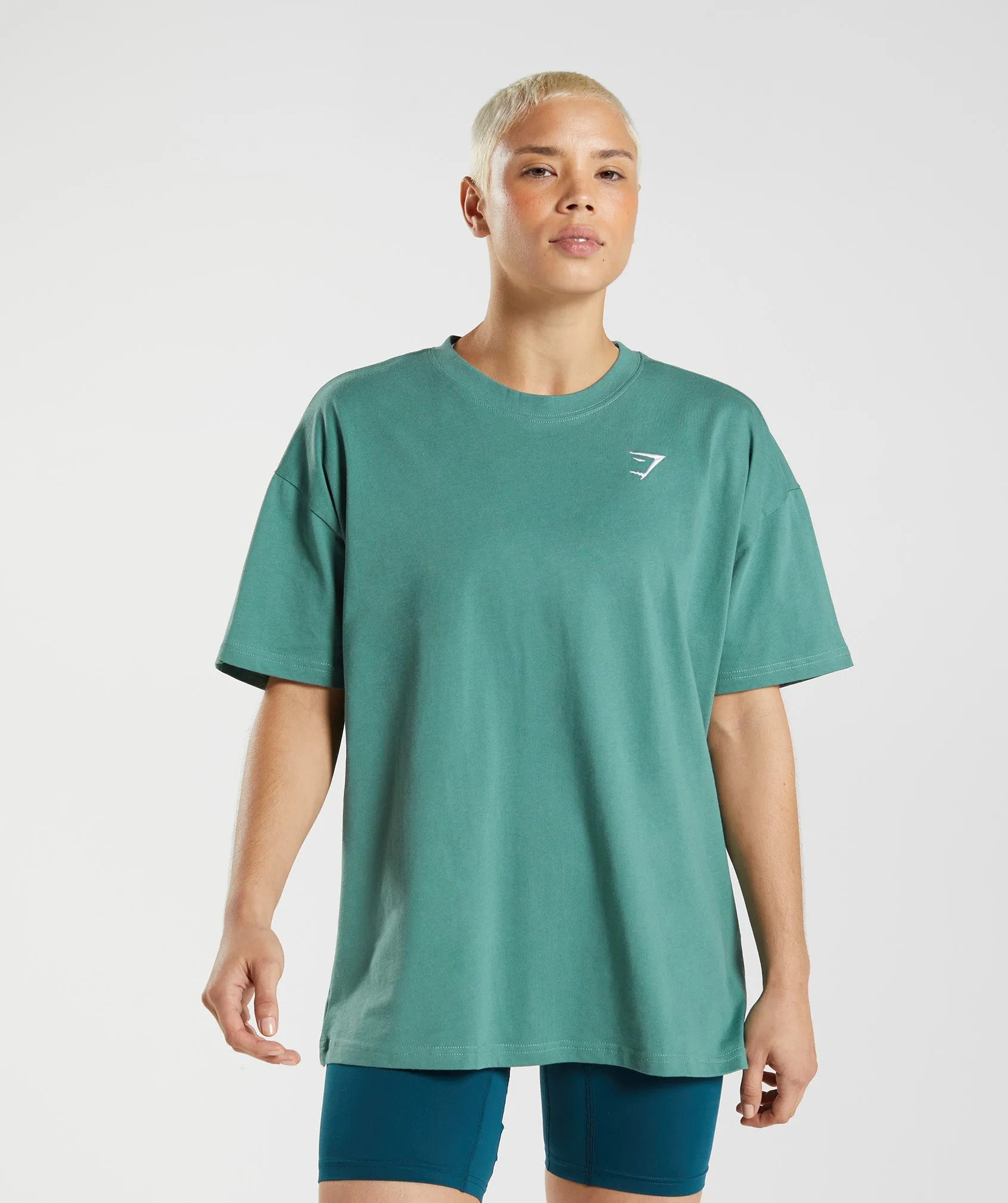 Gymshark Training Oversized T-shirt - Hoya Green sold by Gymshark