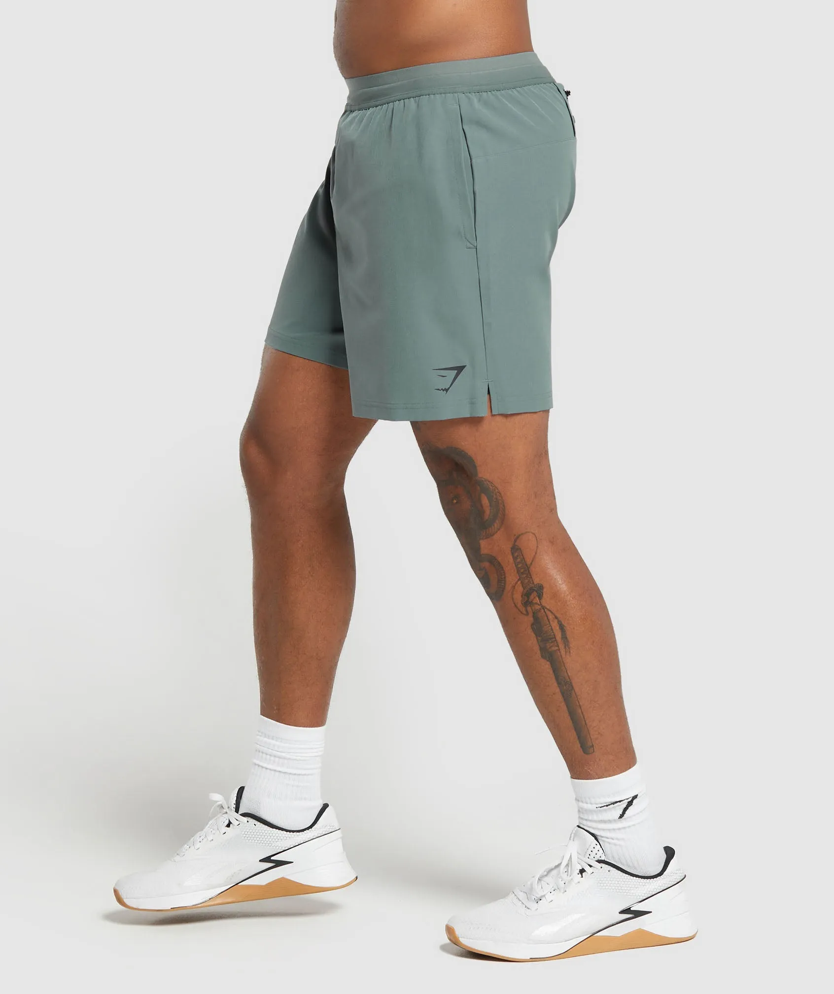 Gymshark Land to Water 6" Shorts - Cargo Teal sold by Gymshark product image thumbnail 3