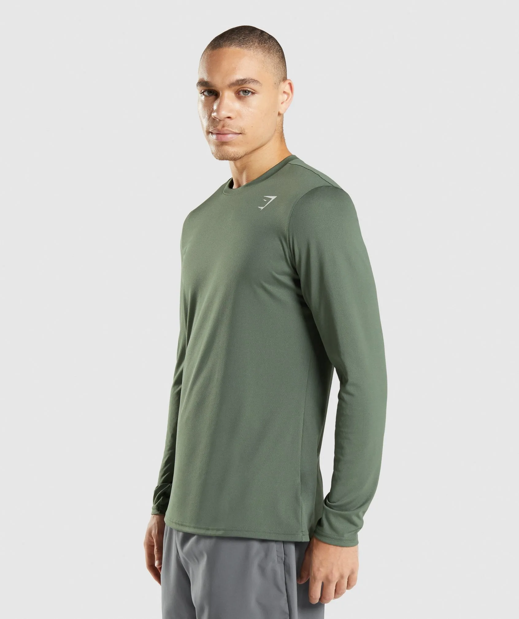 Gymshark Arrival Long Sleeve T-Shirt - Green sold by Gymshark product image thumbnail 3