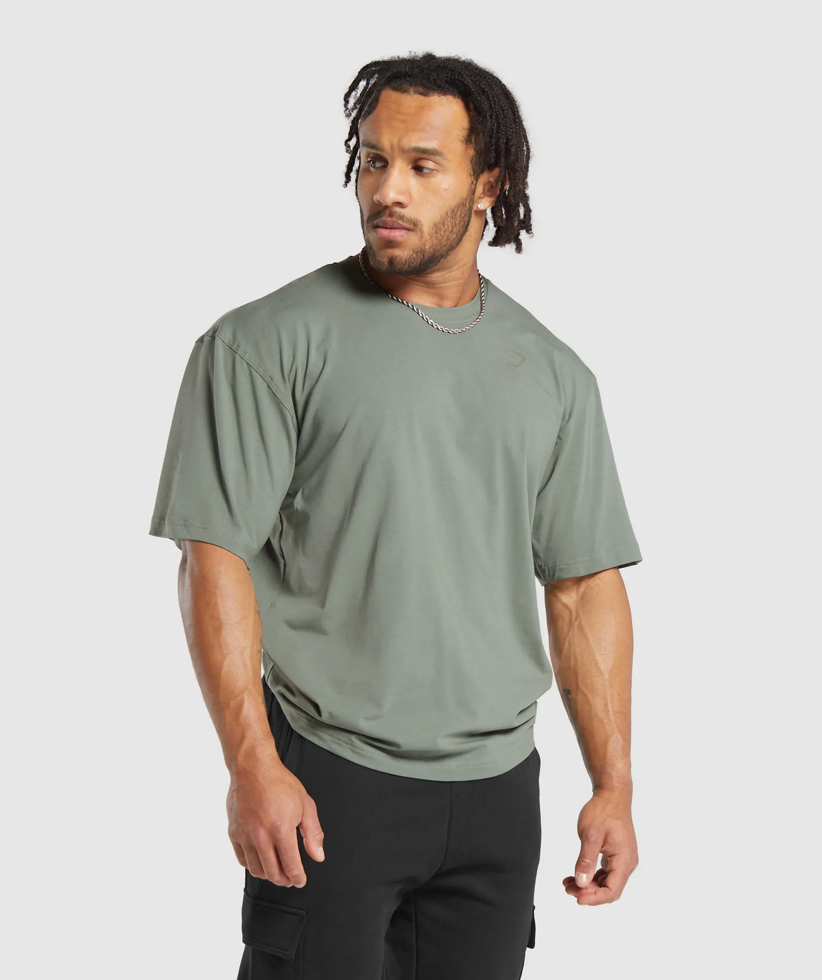 Gymshark Power T-Shirt - Unit Green sold by Gymshark product image thumbnail 3