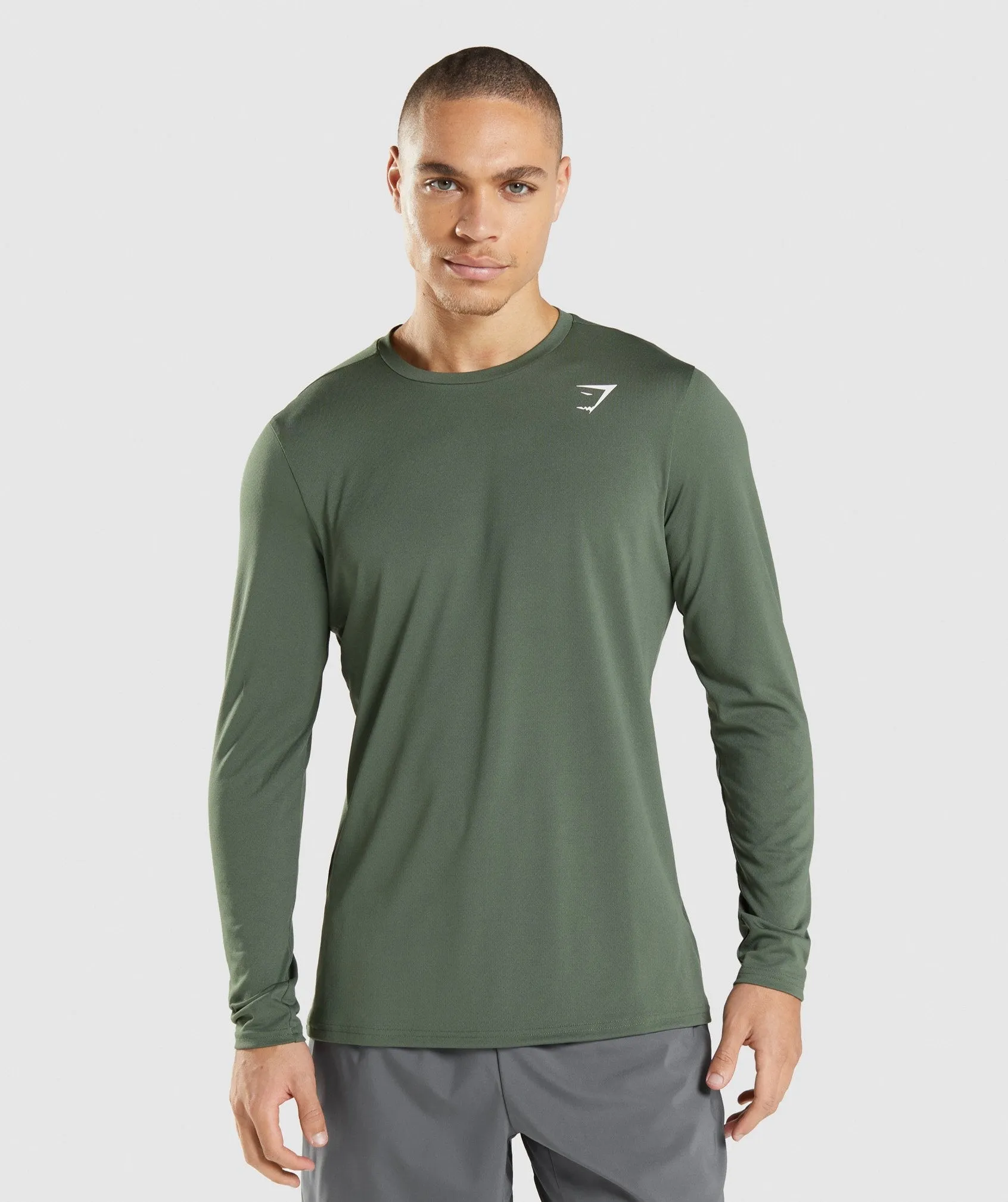 Gymshark Arrival Long Sleeve T-Shirt - Green sold by Gymshark