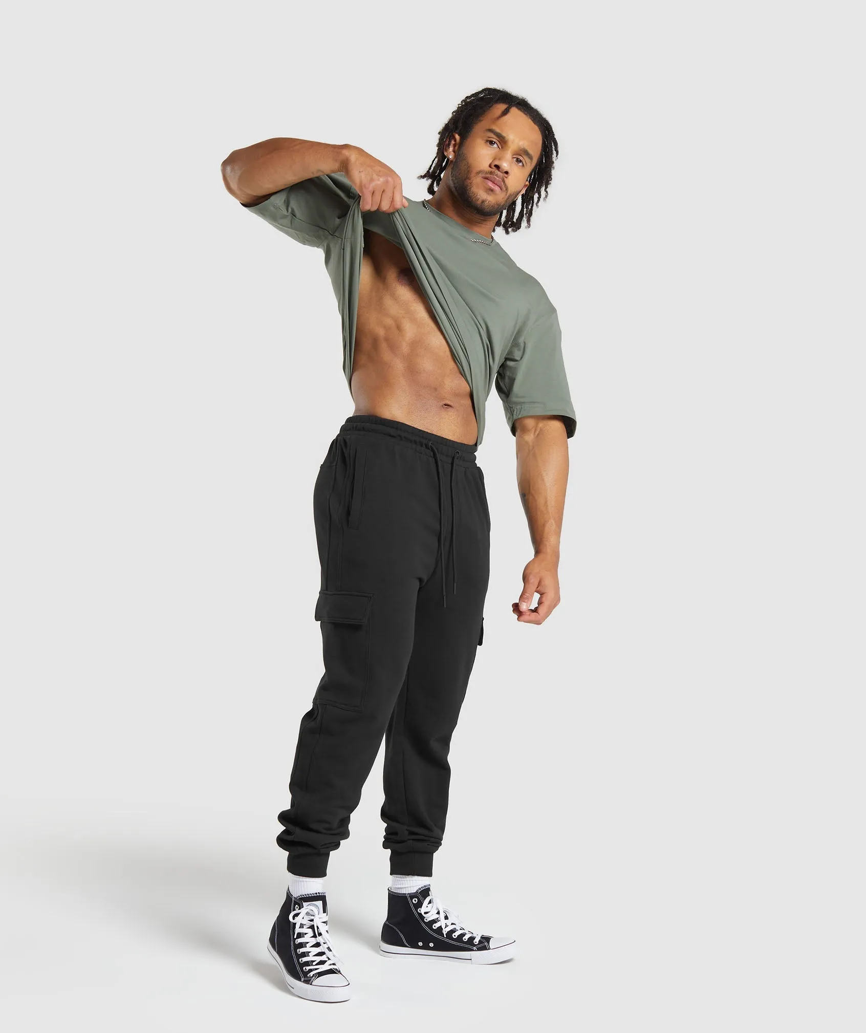 Gymshark Power T-Shirt - Unit Green sold by Gymshark product image thumbnail 5