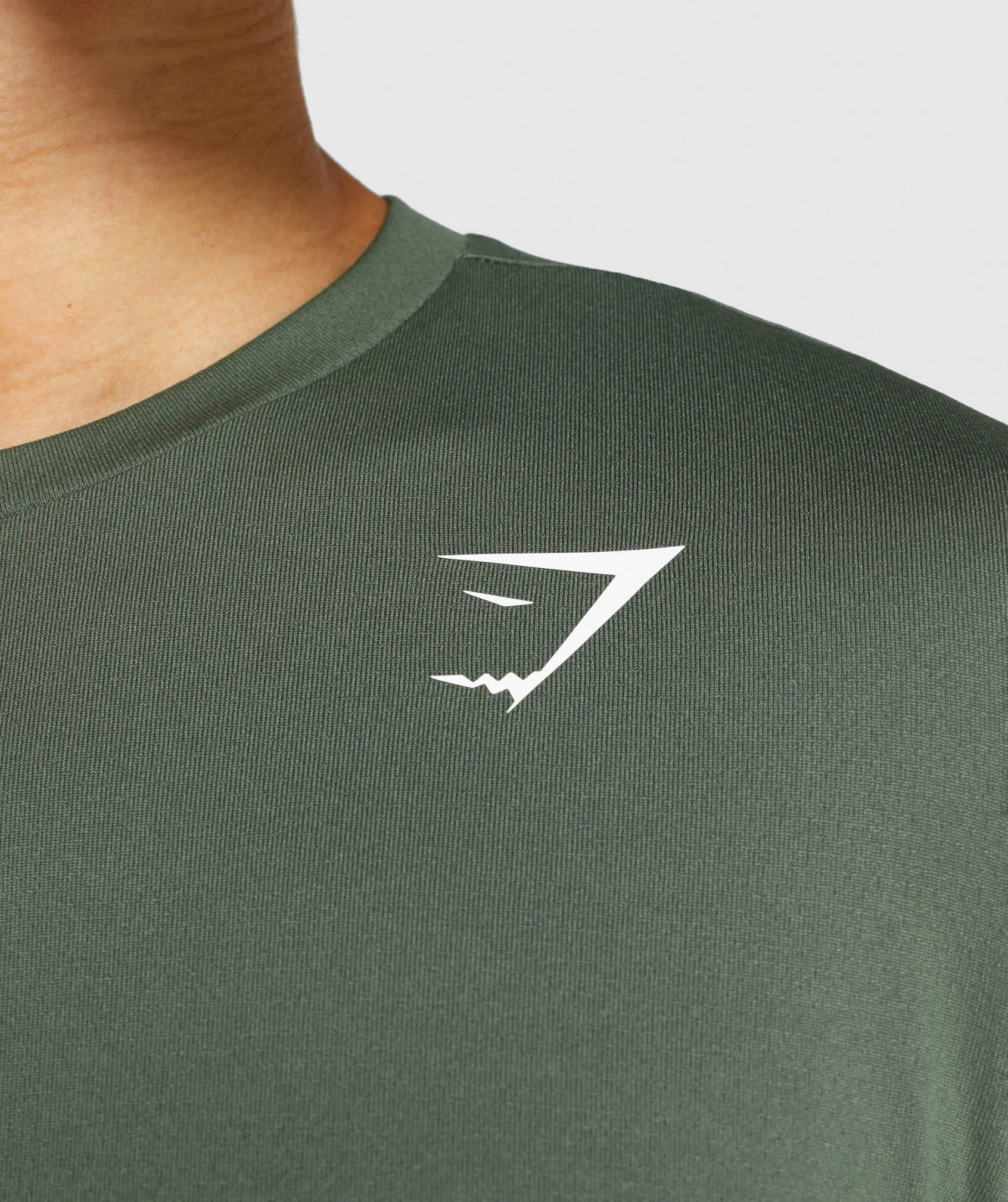 Gymshark Arrival Long Sleeve T-Shirt - Green sold by Gymshark product image thumbnail 5