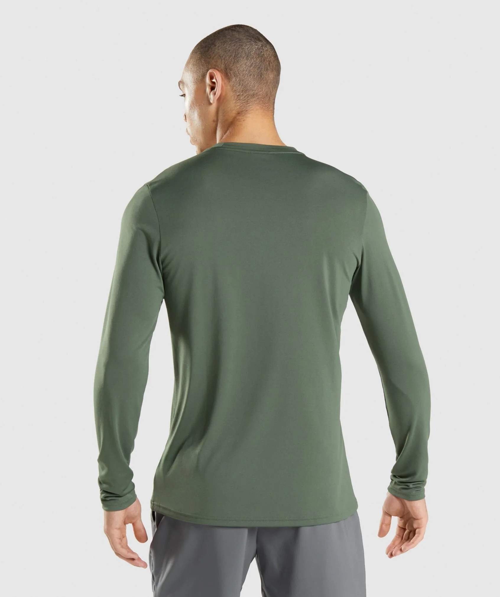 Gymshark Arrival Long Sleeve T-Shirt - Green sold by Gymshark product image thumbnail 2