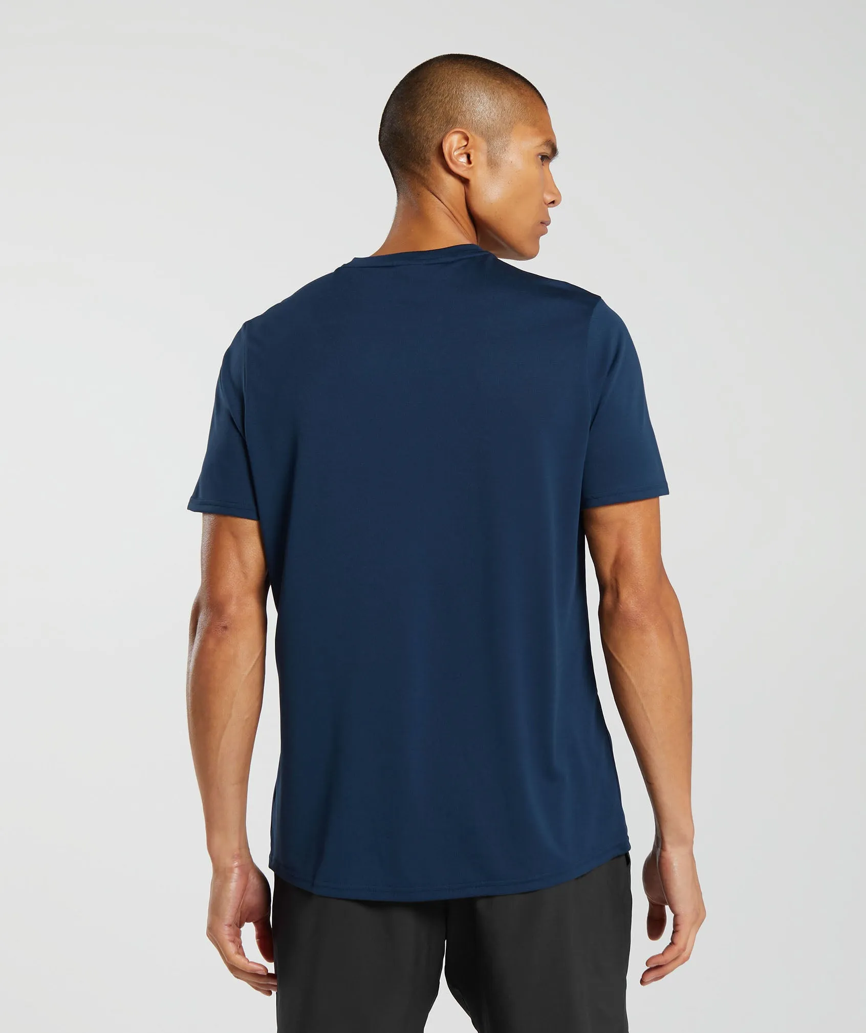 Gymshark Arrival Regular Fit T-Shirt - Navy sold by Gymshark product image thumbnail 2