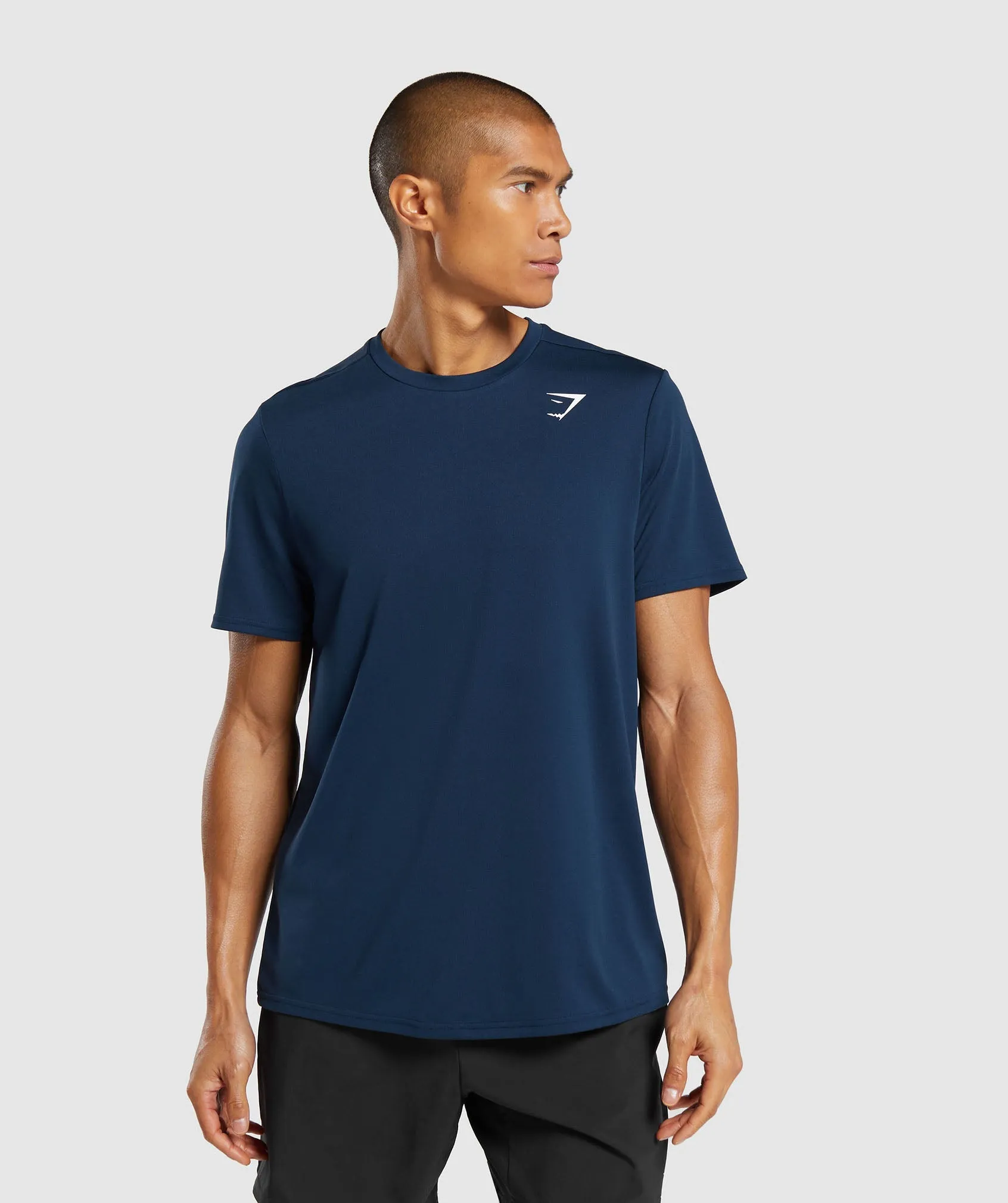 Gymshark Arrival Regular Fit T-Shirt - Navy sold by Gymshark