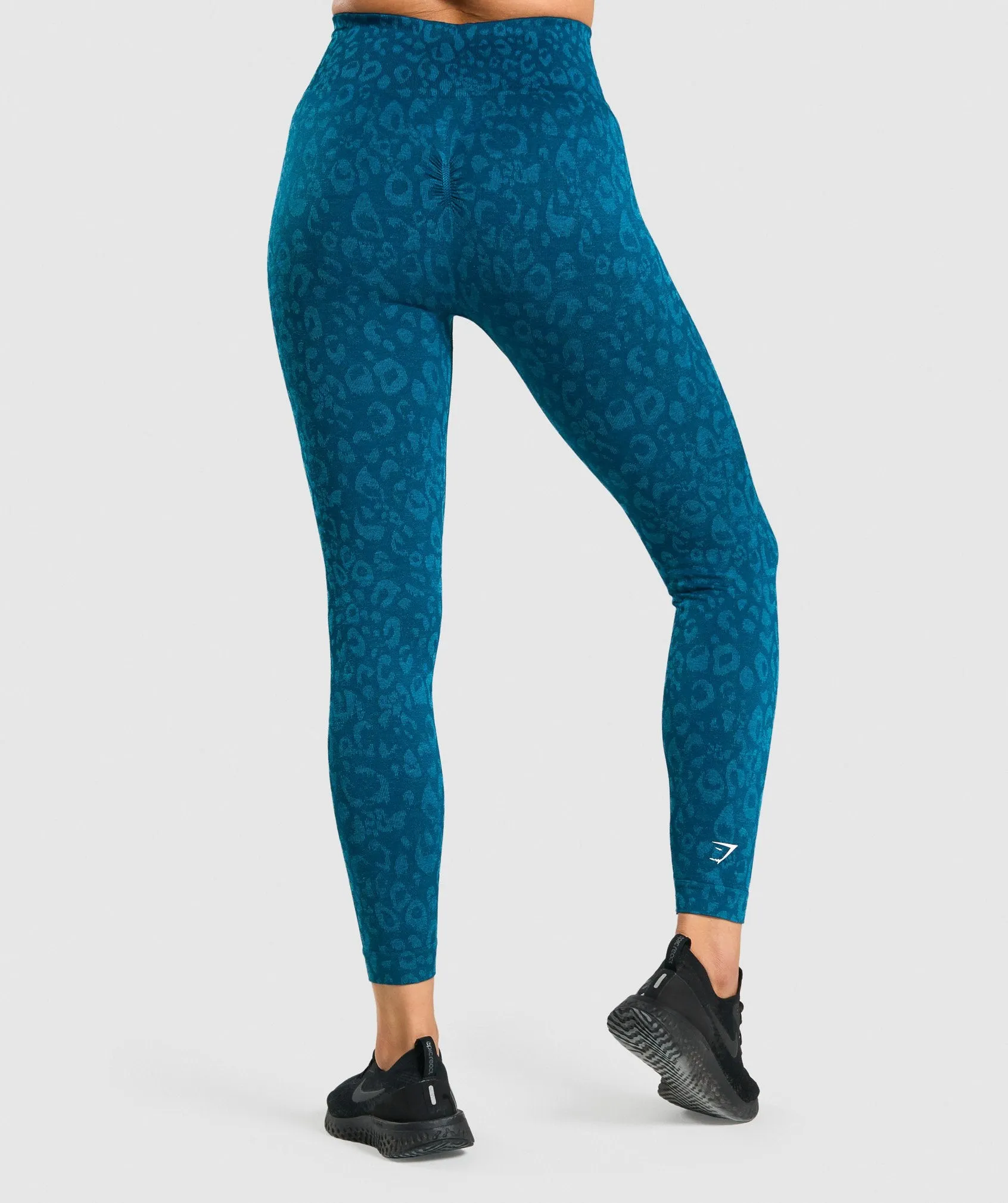 Gymshark Adapt Animal Seamless Leggings - Teal sold by Gymshark product image thumbnail 2