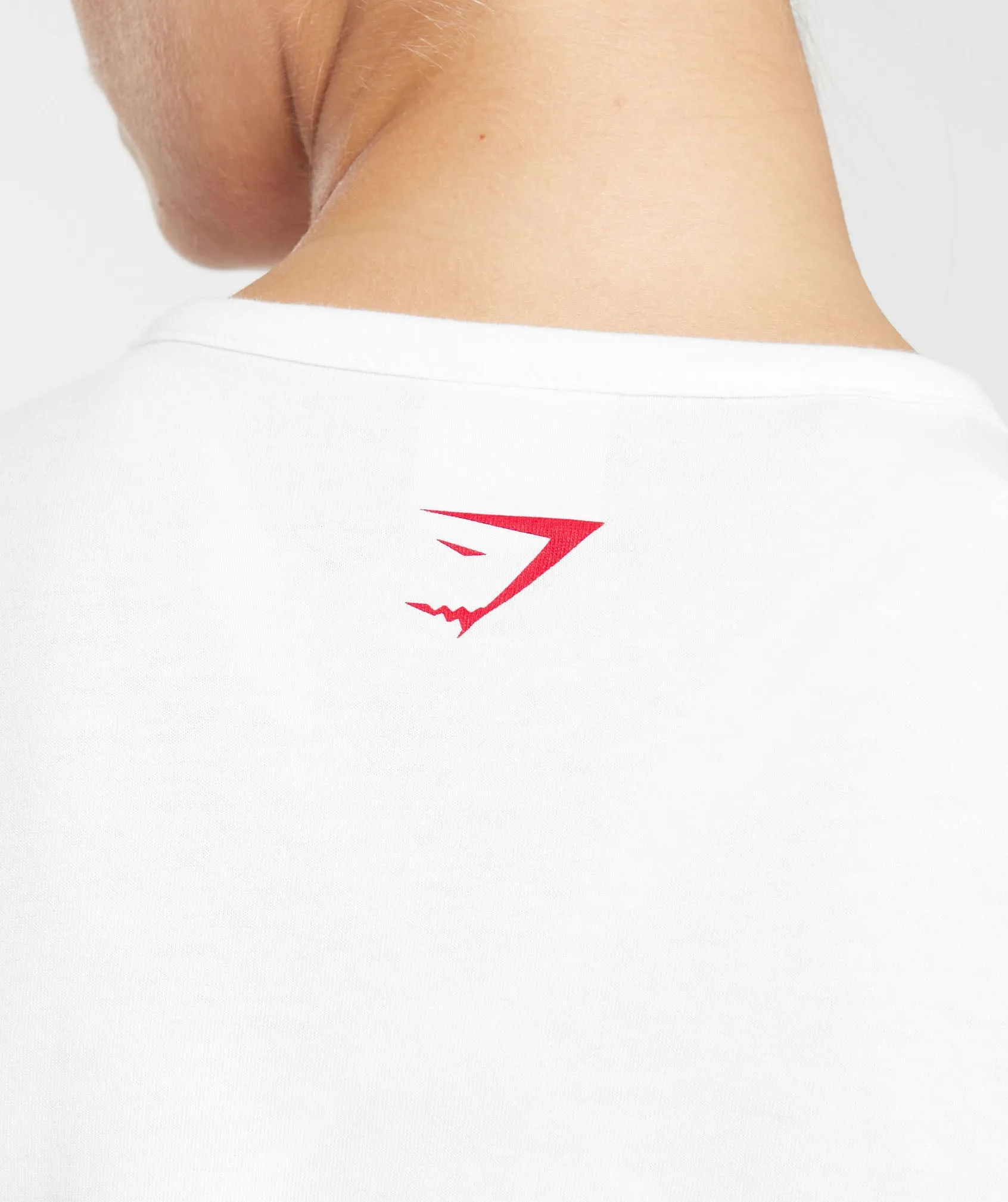 Gymshark Love Hearts Crop Top - White sold by Gymshark product image thumbnail 5