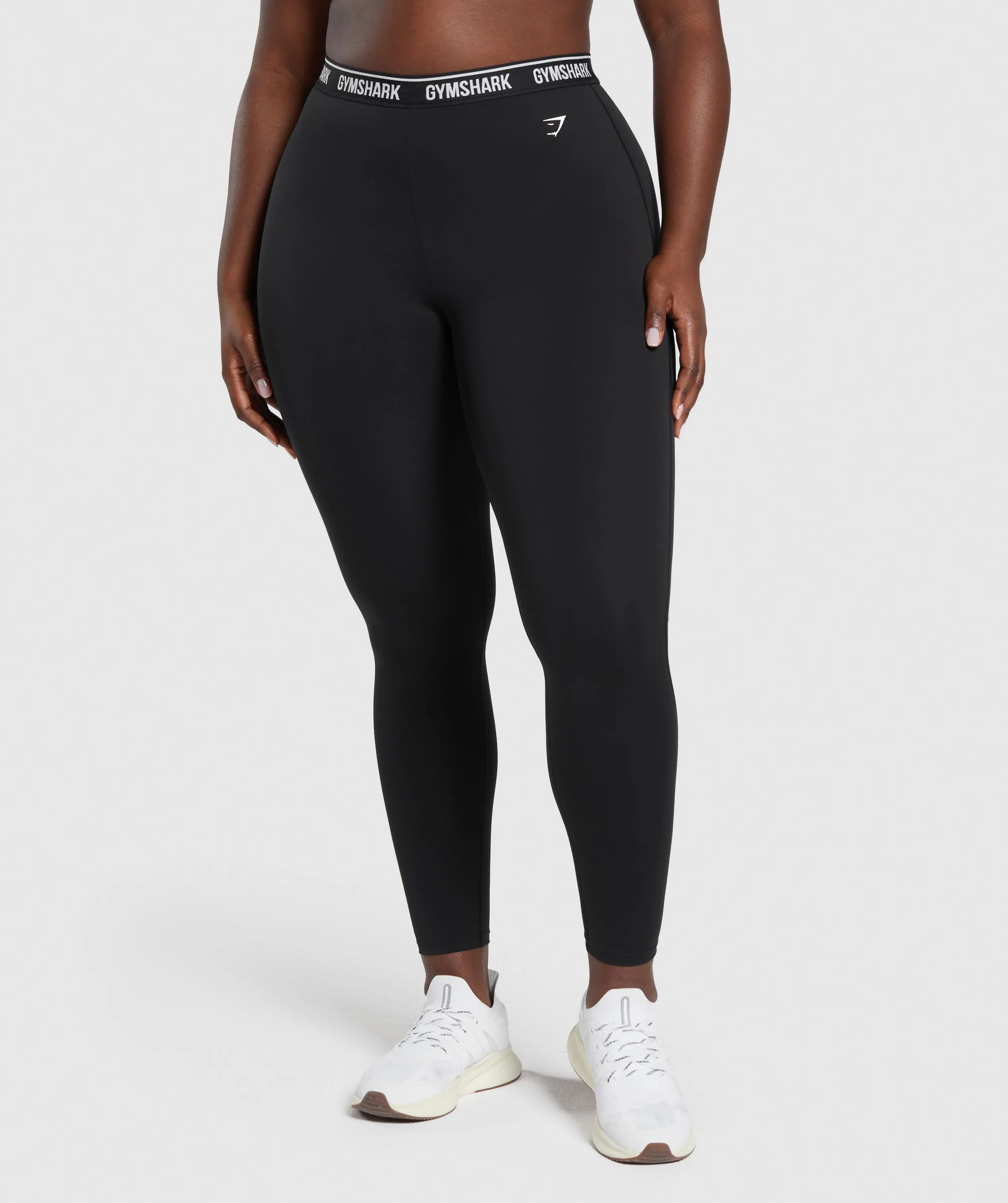 Gymshark Everyday Gymshark Waistband Leggings - Black sold by Gymshark product image thumbnail 3