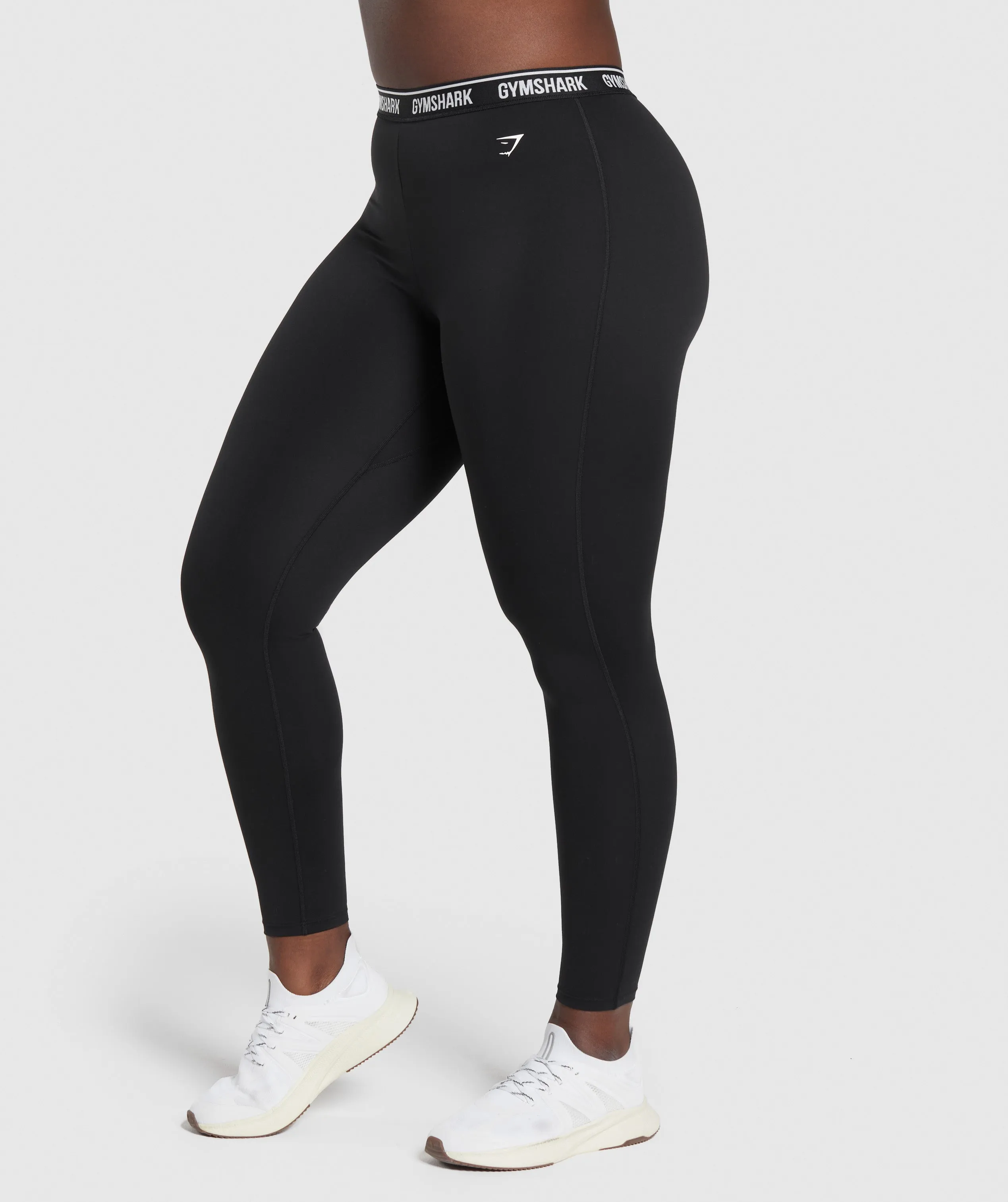 Gymshark Everyday Gymshark Waistband Leggings - Black sold by Gymshark product image thumbnail 5