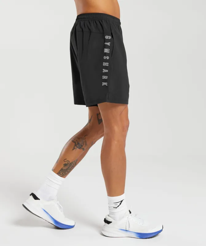 Gymshark Strike Shorts - Black sold by Gymshark