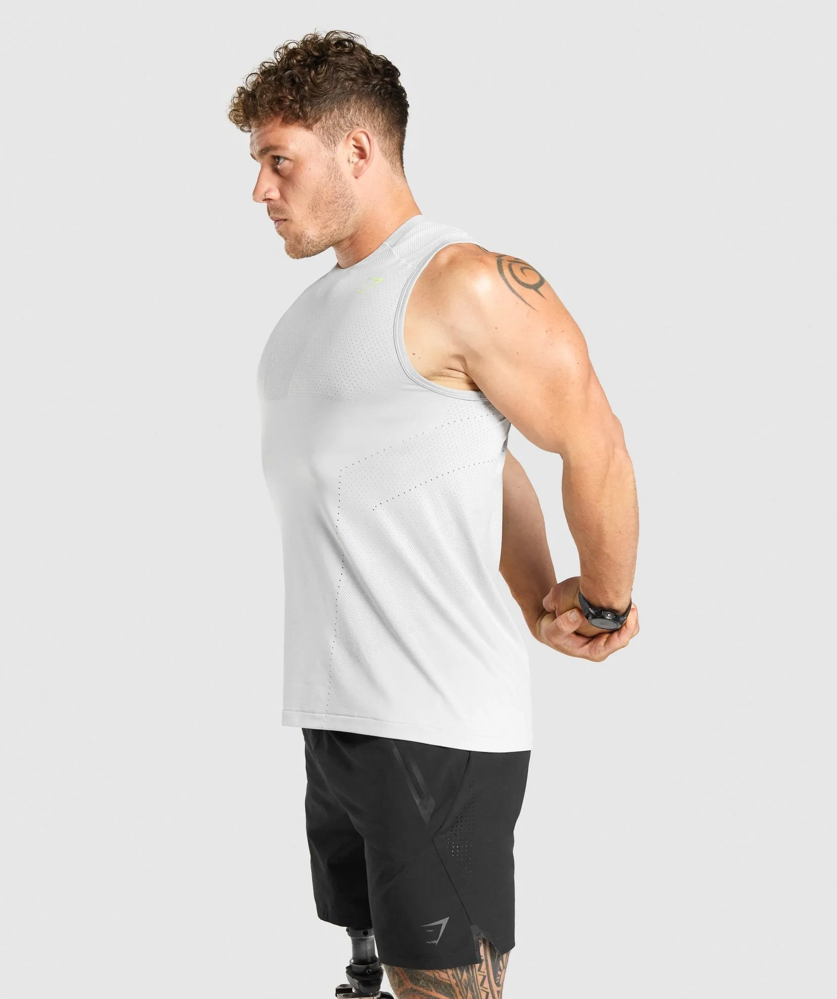 Gymshark Apex Tank - Light Grey sold by Gymshark product image thumbnail 3
