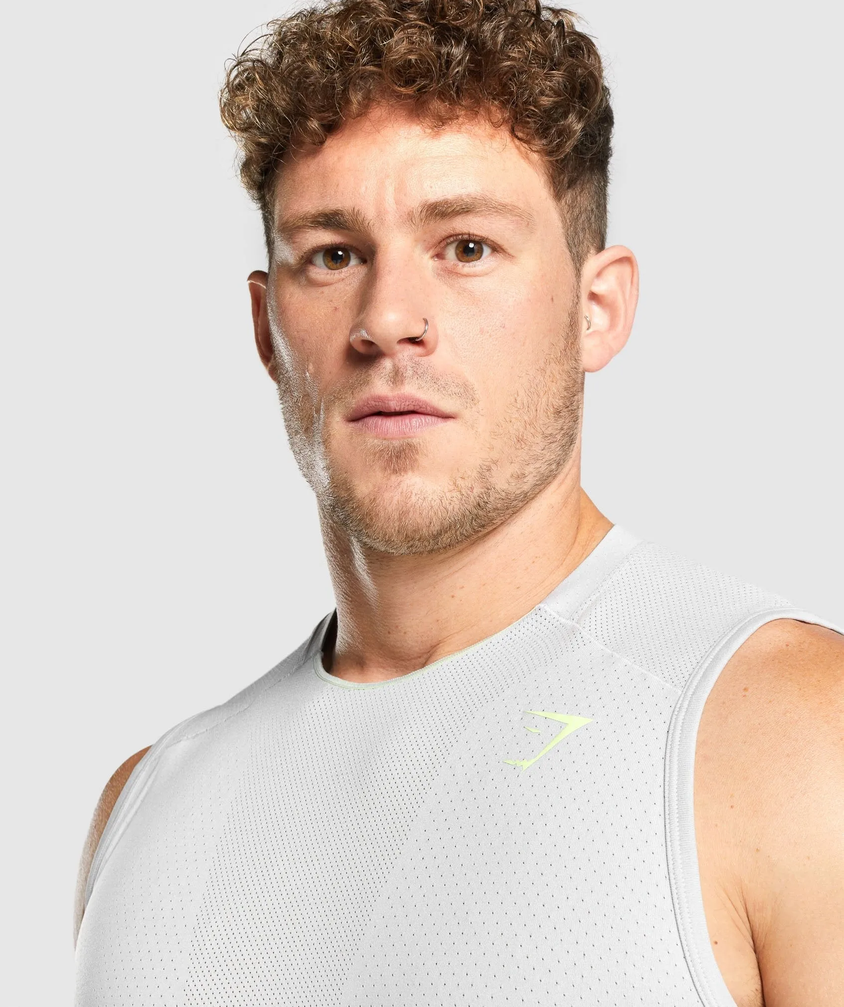 Gymshark Apex Tank - Light Grey sold by Gymshark product image thumbnail 5