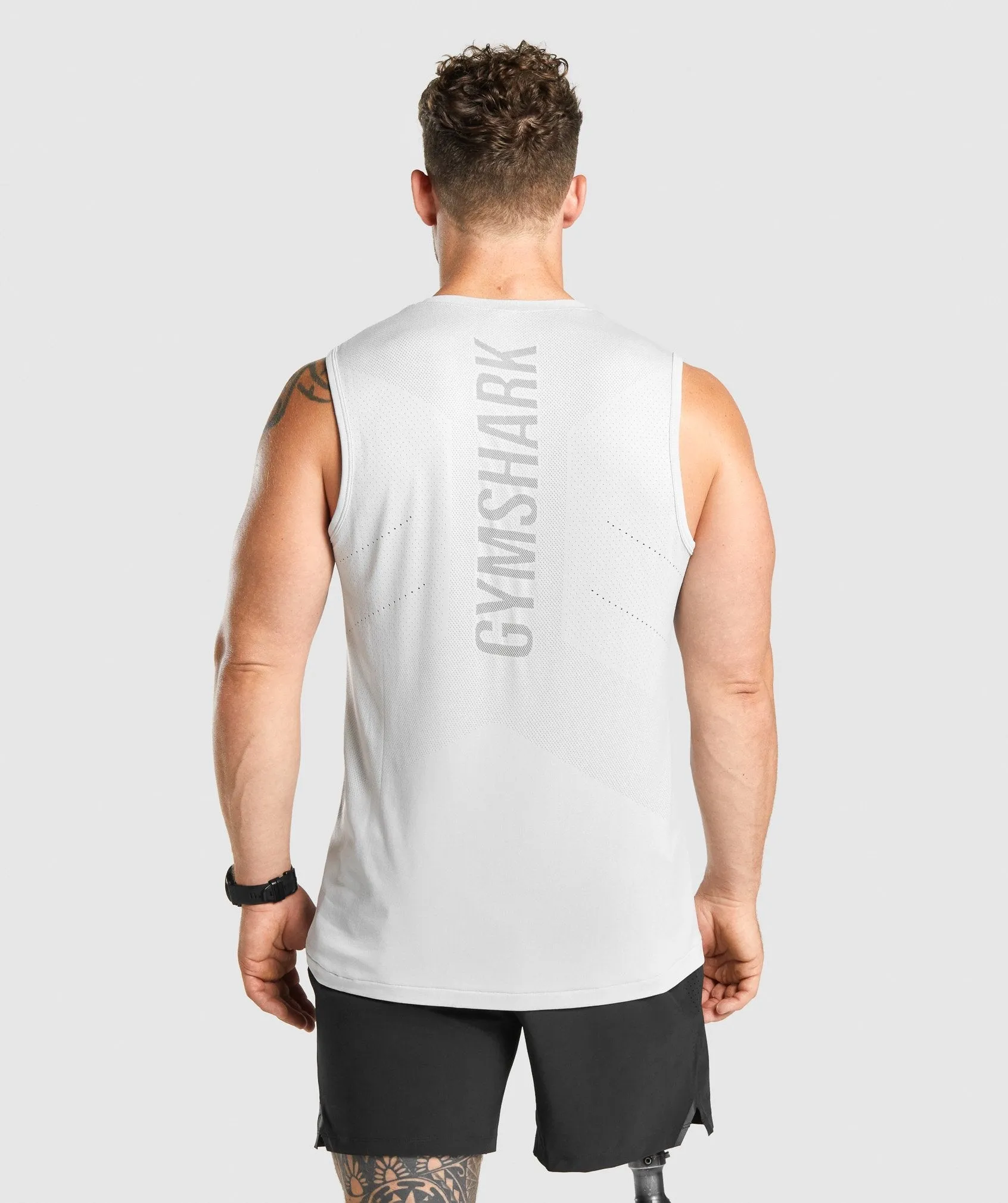 Gymshark Apex Tank - Light Grey sold by Gymshark product image thumbnail 2