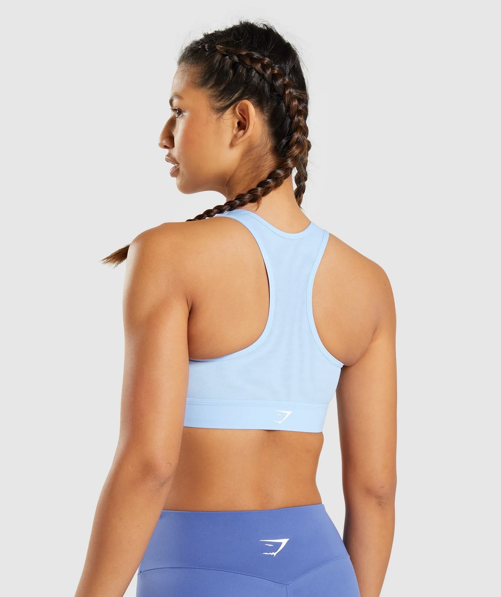 Gymshark Lightweight High Support Sports Bra - Moonstone Blue sold by Gymshark product image thumbnail 2